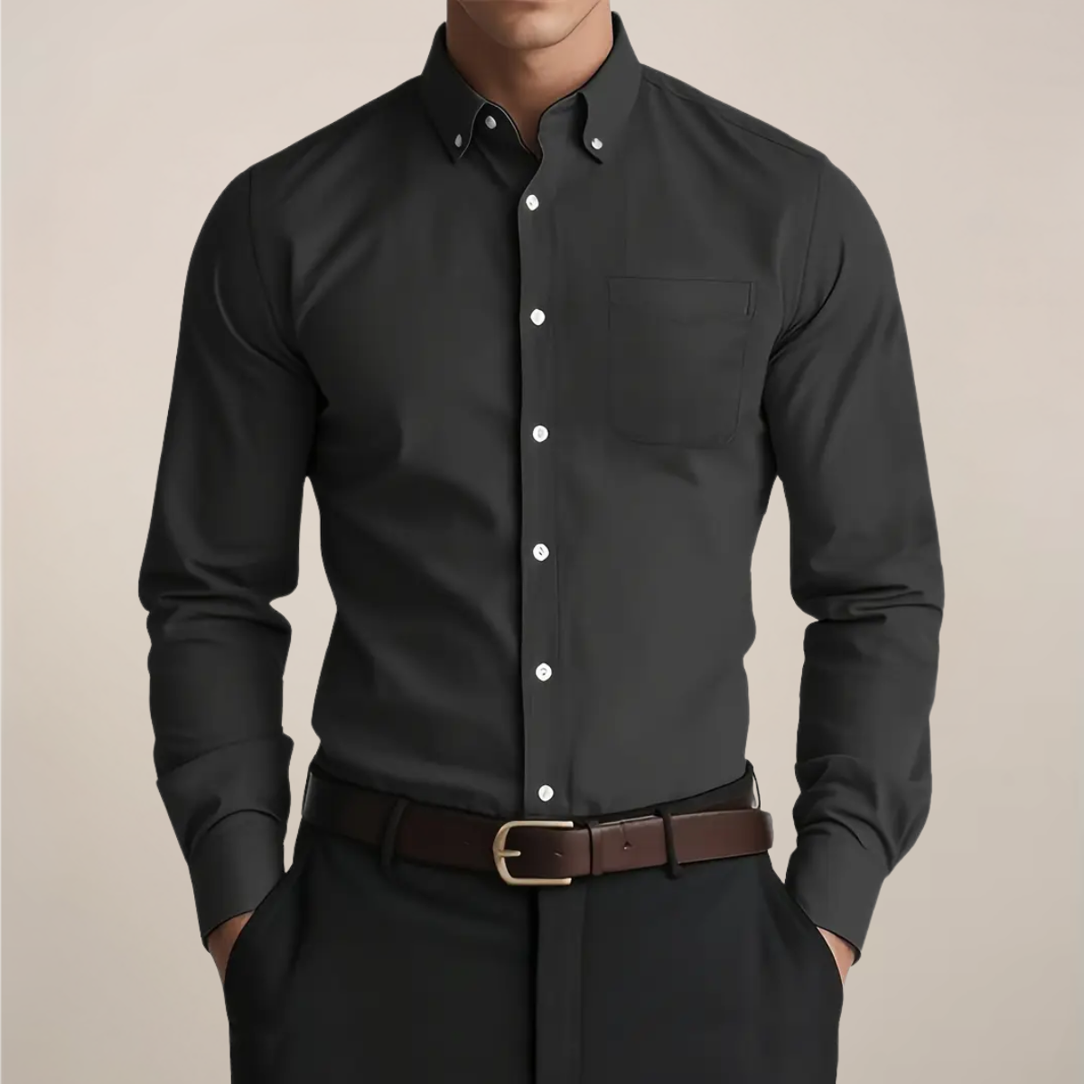 Men’s Long Sleeve Shirt | Tuxedo