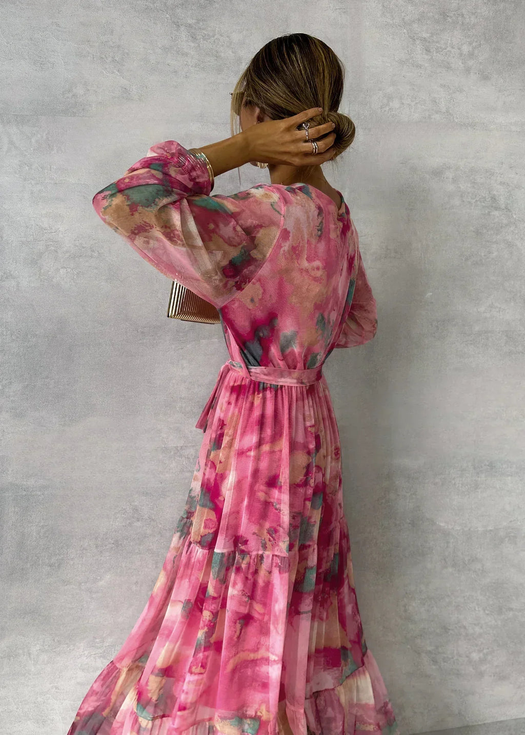 Women's Long Sleeve Summer Dress | Maxi