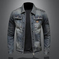 Men's Summer Jeans Jacket | Zip-Up