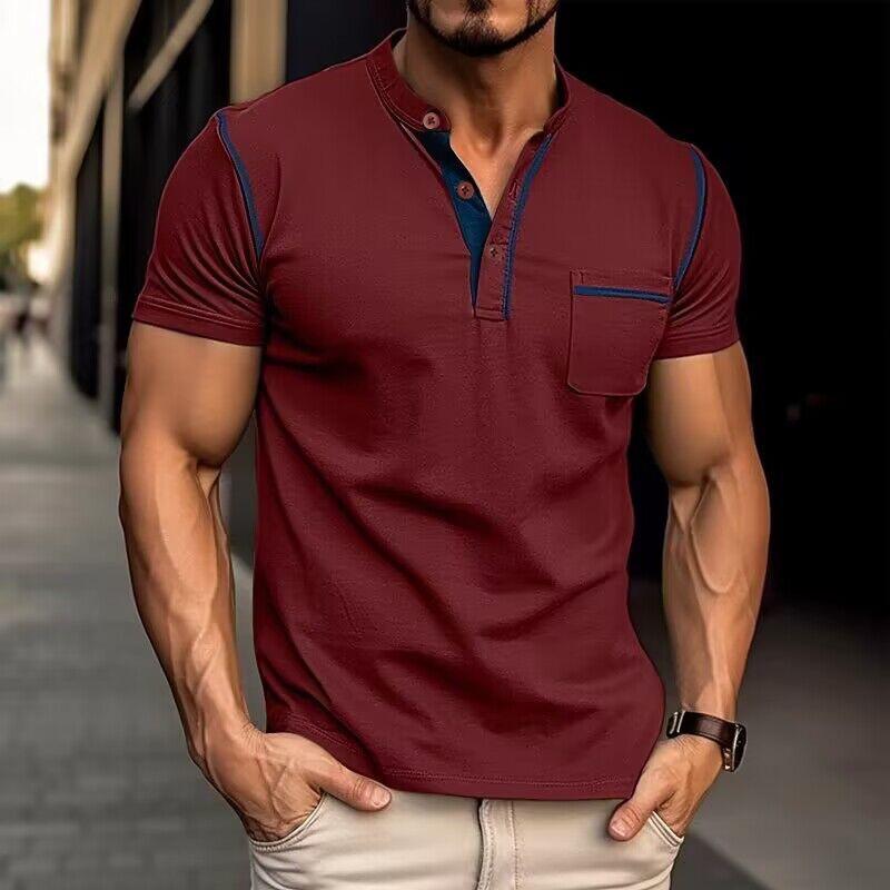 Men's Casual T-Shirt | Henley