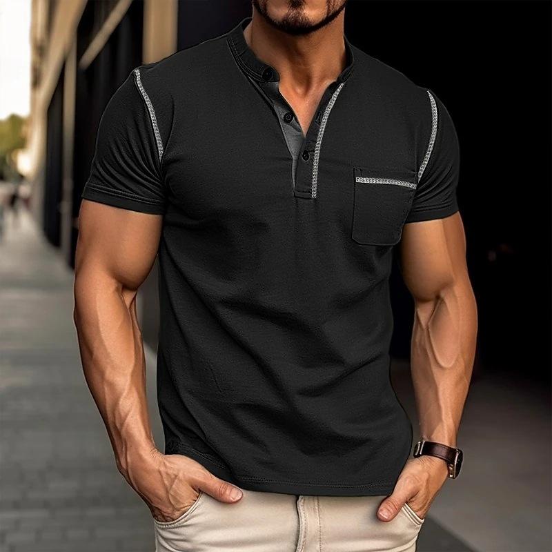 Men's Casual T-Shirt | Henley