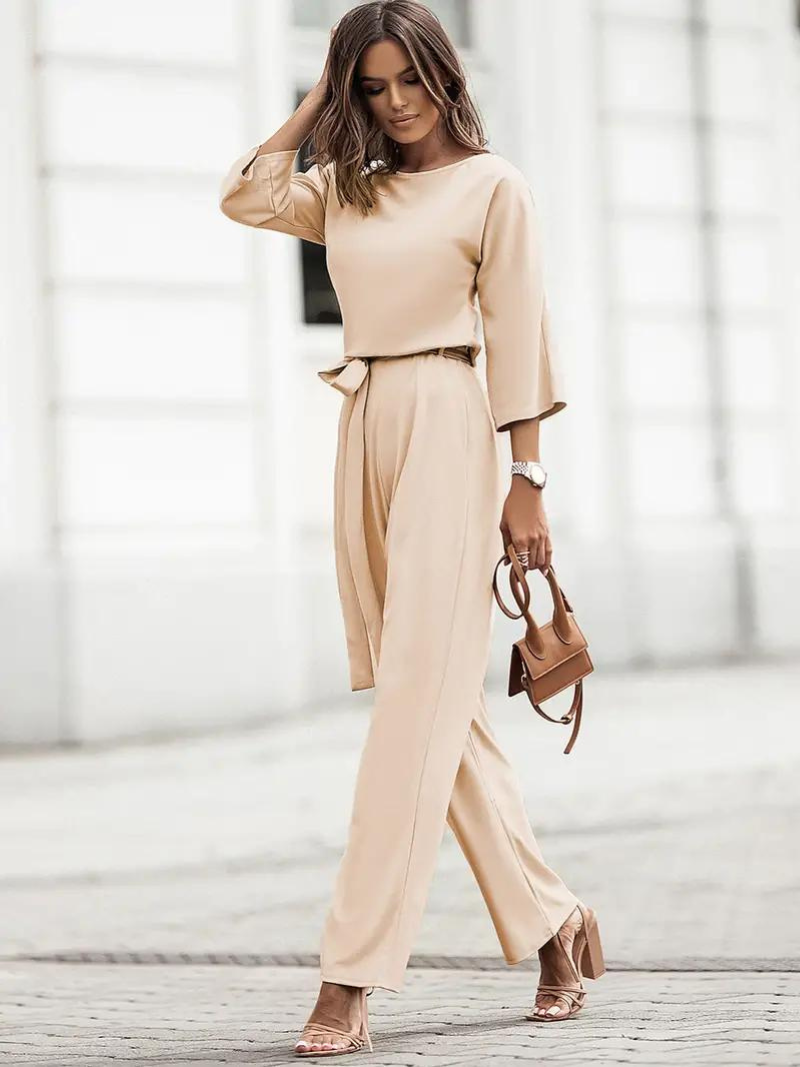 Women's Summer Jumpsuit | Belt