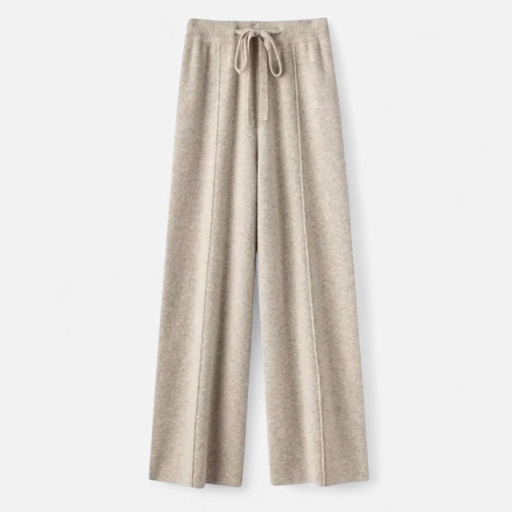 Women’s Wide Leg Knit Trousers | Casual