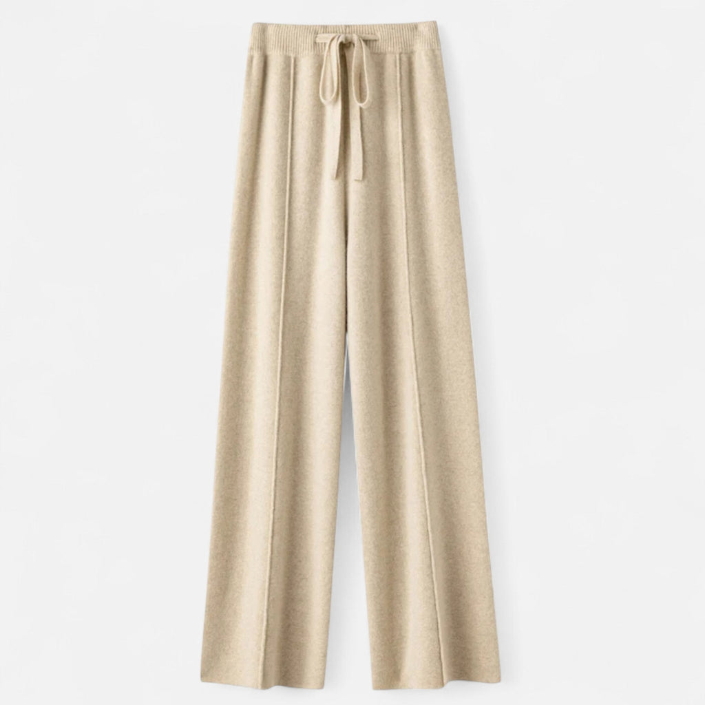 Women’s Wide Leg Knit Trousers | Casual