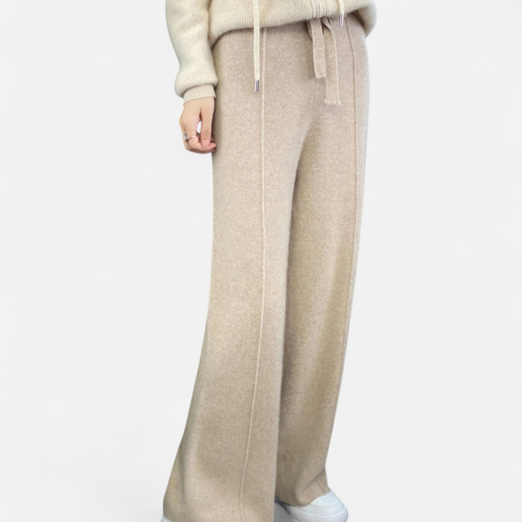 Women’s Wide Leg Knit Trousers | Casual