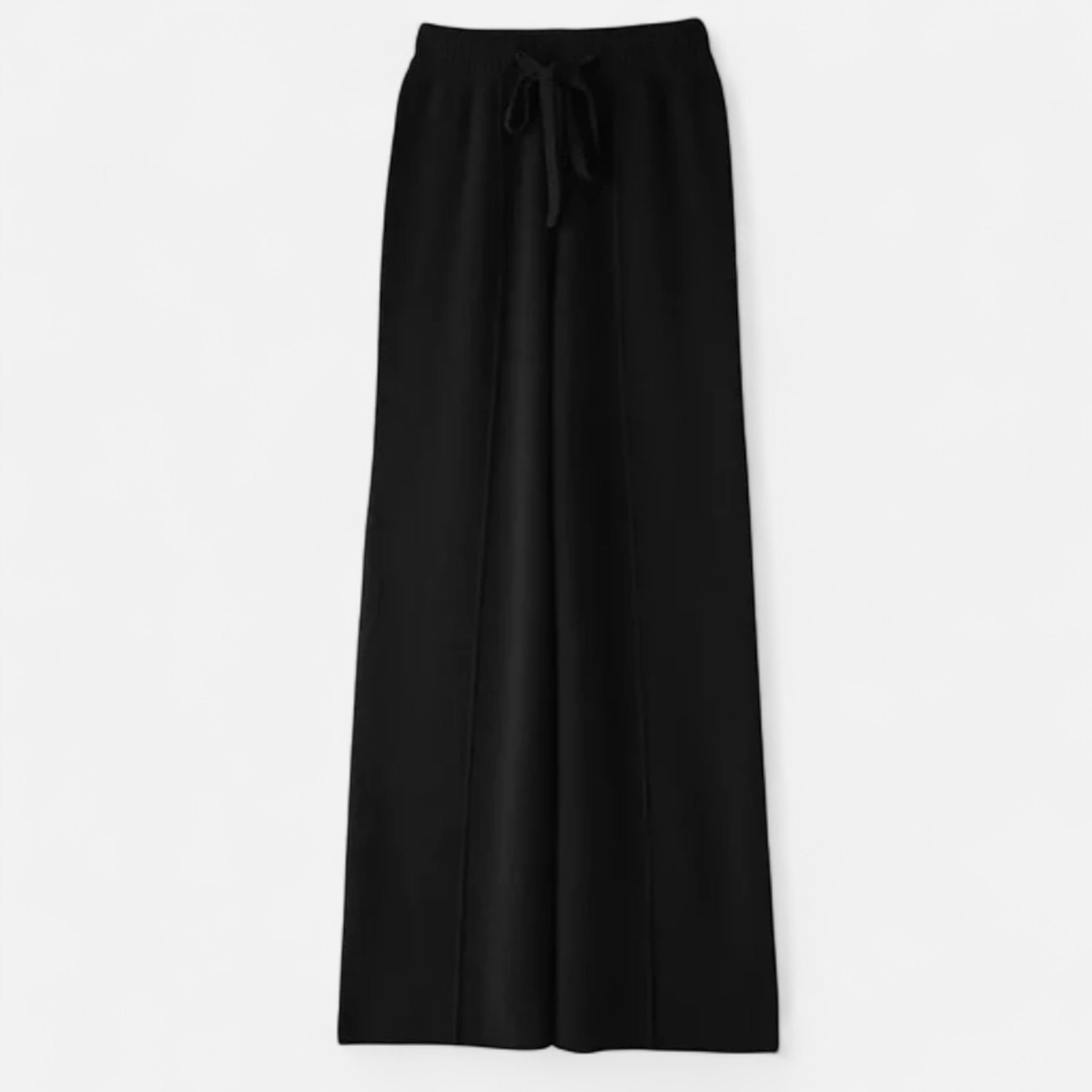 Women’s Wide Leg Knit Trousers | Casual