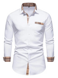 Men's Long Sleeve Shirt | Lapel