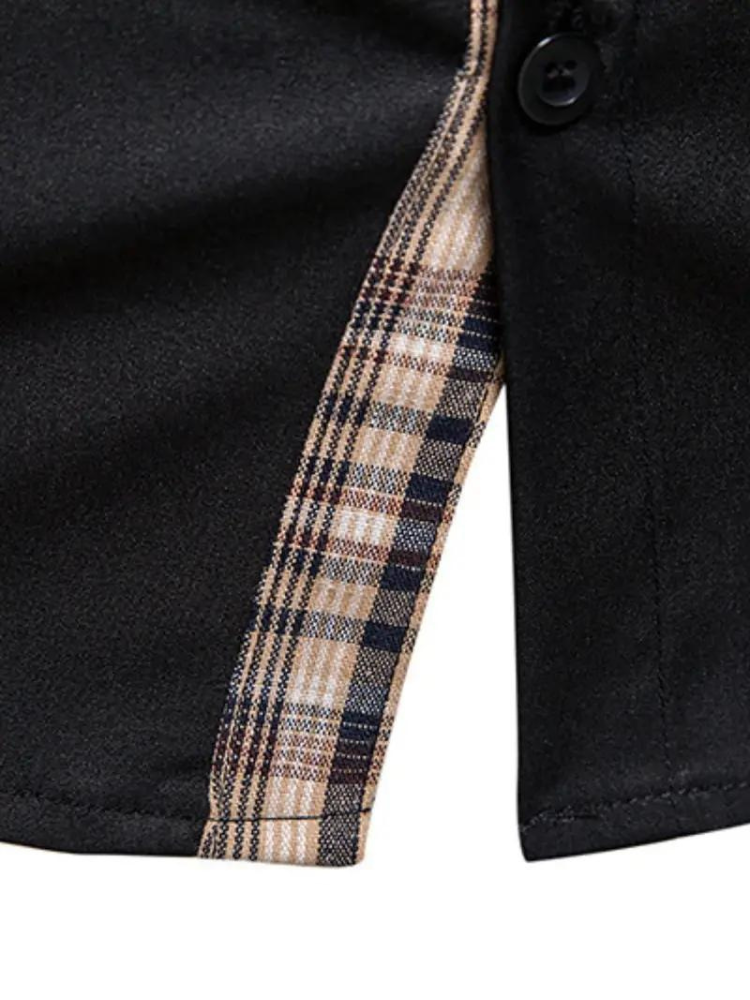 Men's Long Sleeve Shirt | Lapel