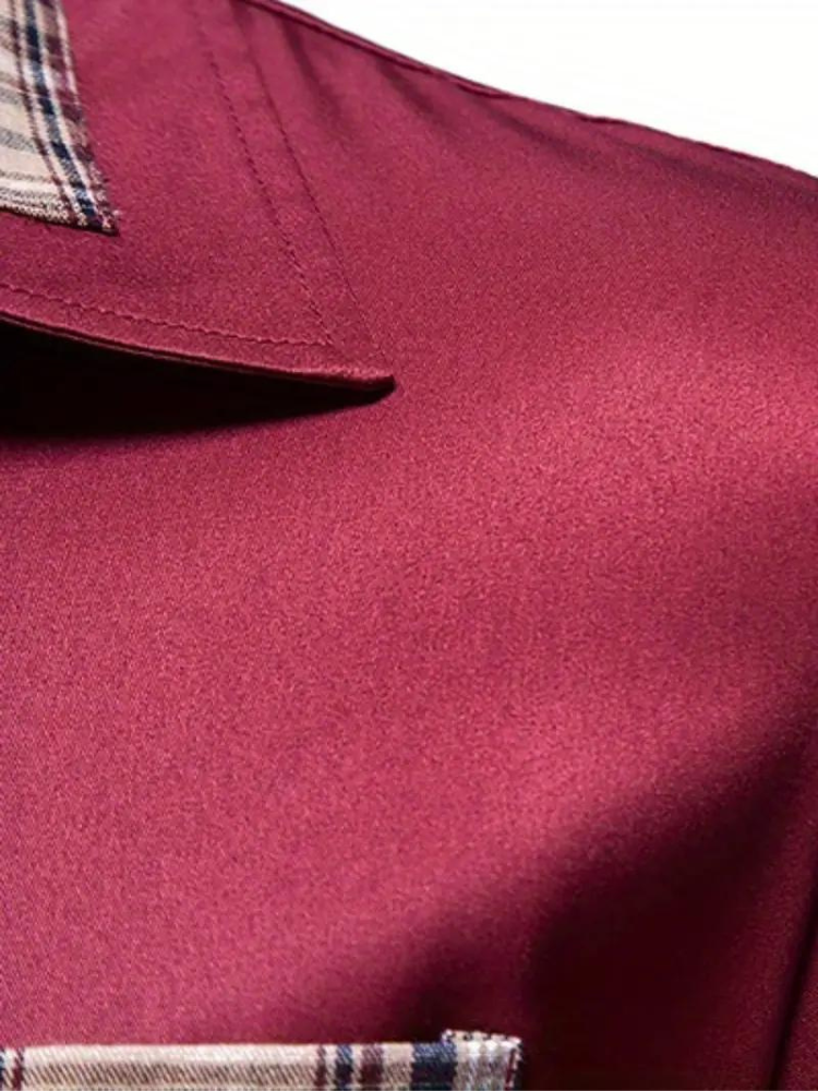 Men's Long Sleeve Shirt | Lapel