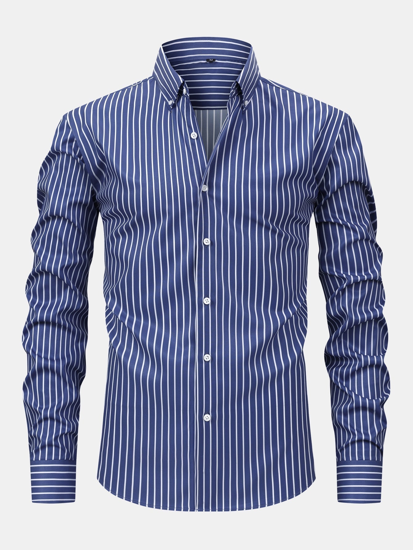 Men's Striped Long Sleeve Shirt | Regular Fit