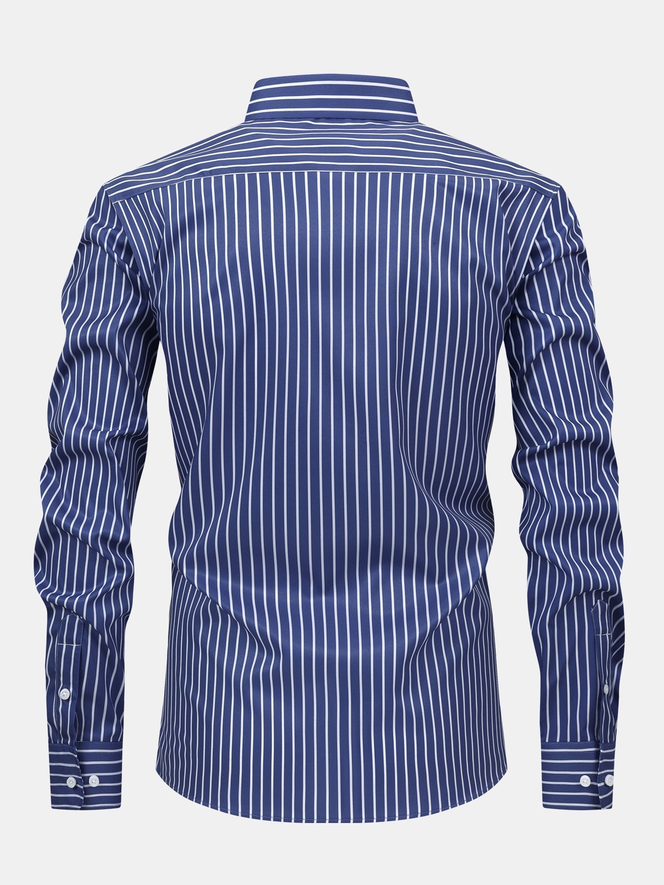 Men's Striped Long Sleeve Shirt | Regular Fit