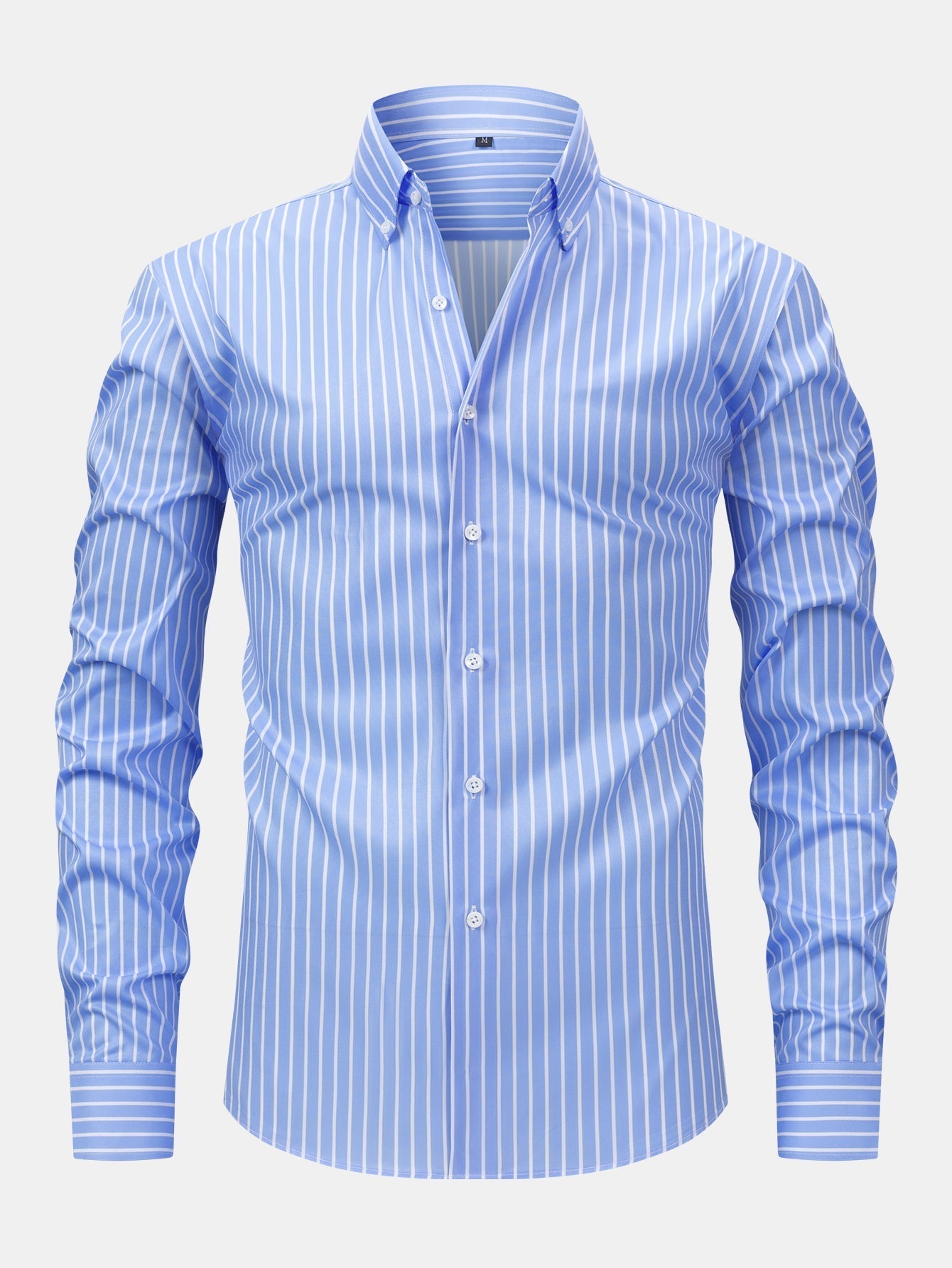 Men's Striped Long Sleeve Shirt | Regular Fit
