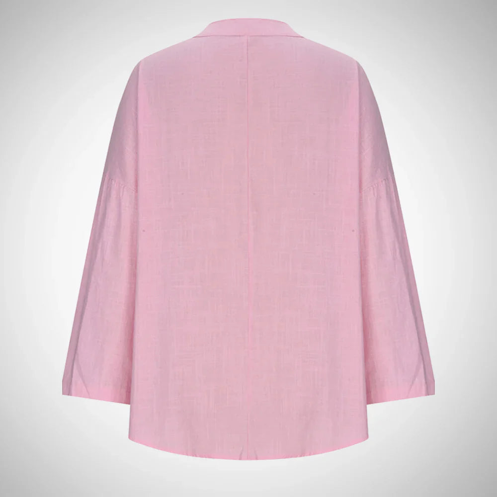 Women's V-Neck Blouse | Loose Fit