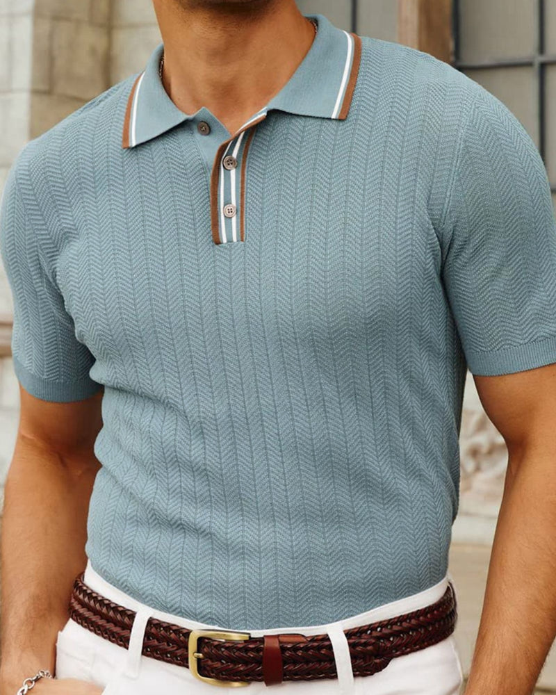 Men's Casual Polo Shirt | Knit