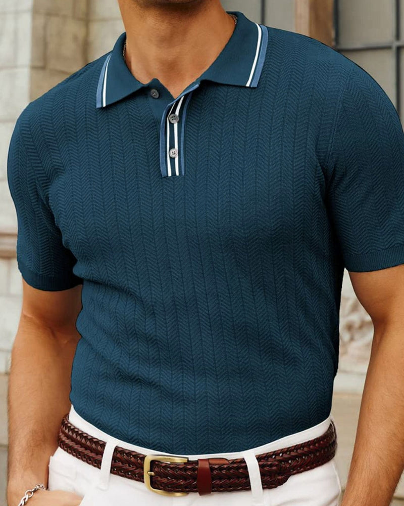 Men's Casual Polo Shirt | Knit