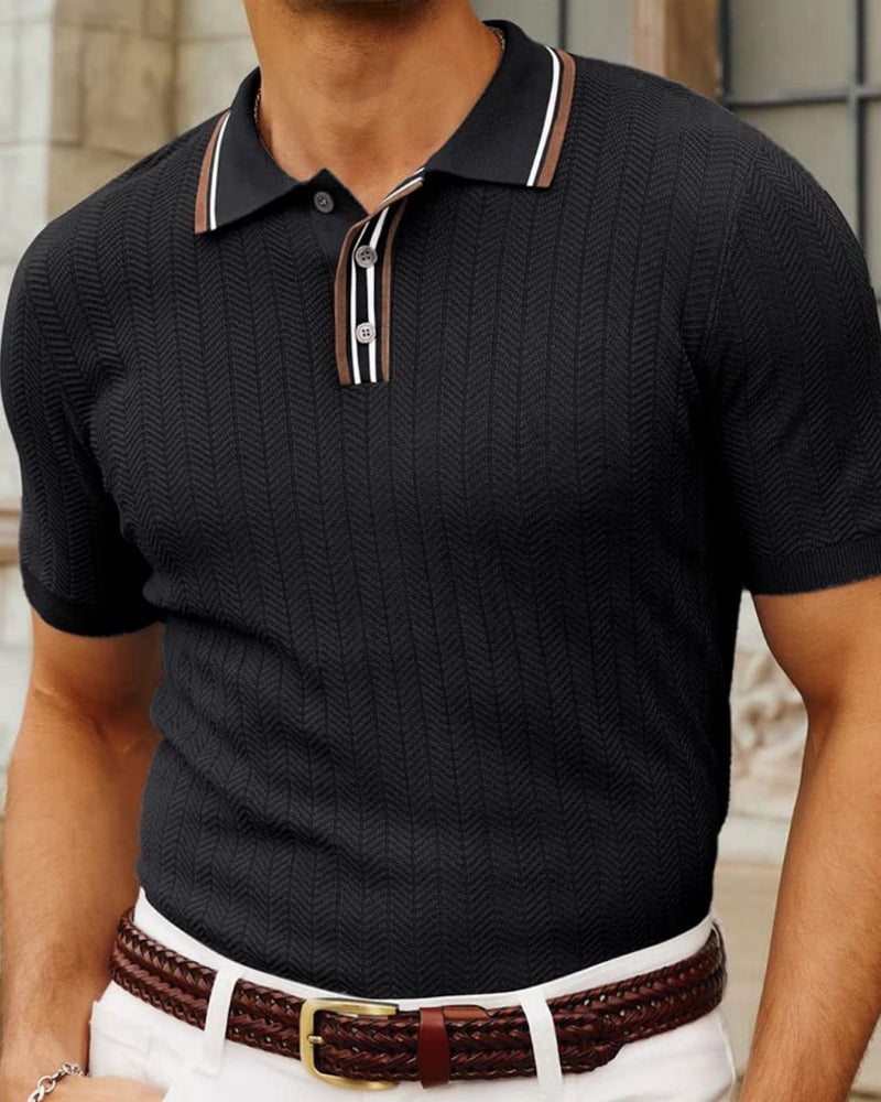 Men's Casual Polo Shirt | Knit