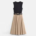 Women’s Pleated Knitted Dress | Midi