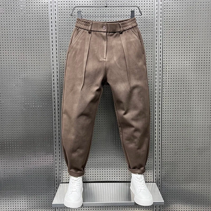Men's Pleated Trousers | Wide Leg