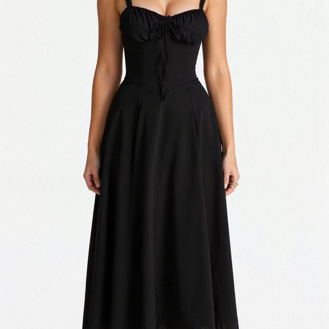 Women's Corset Floral Dress | Midi