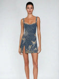 Women's Evening Sequin Dress | Mini