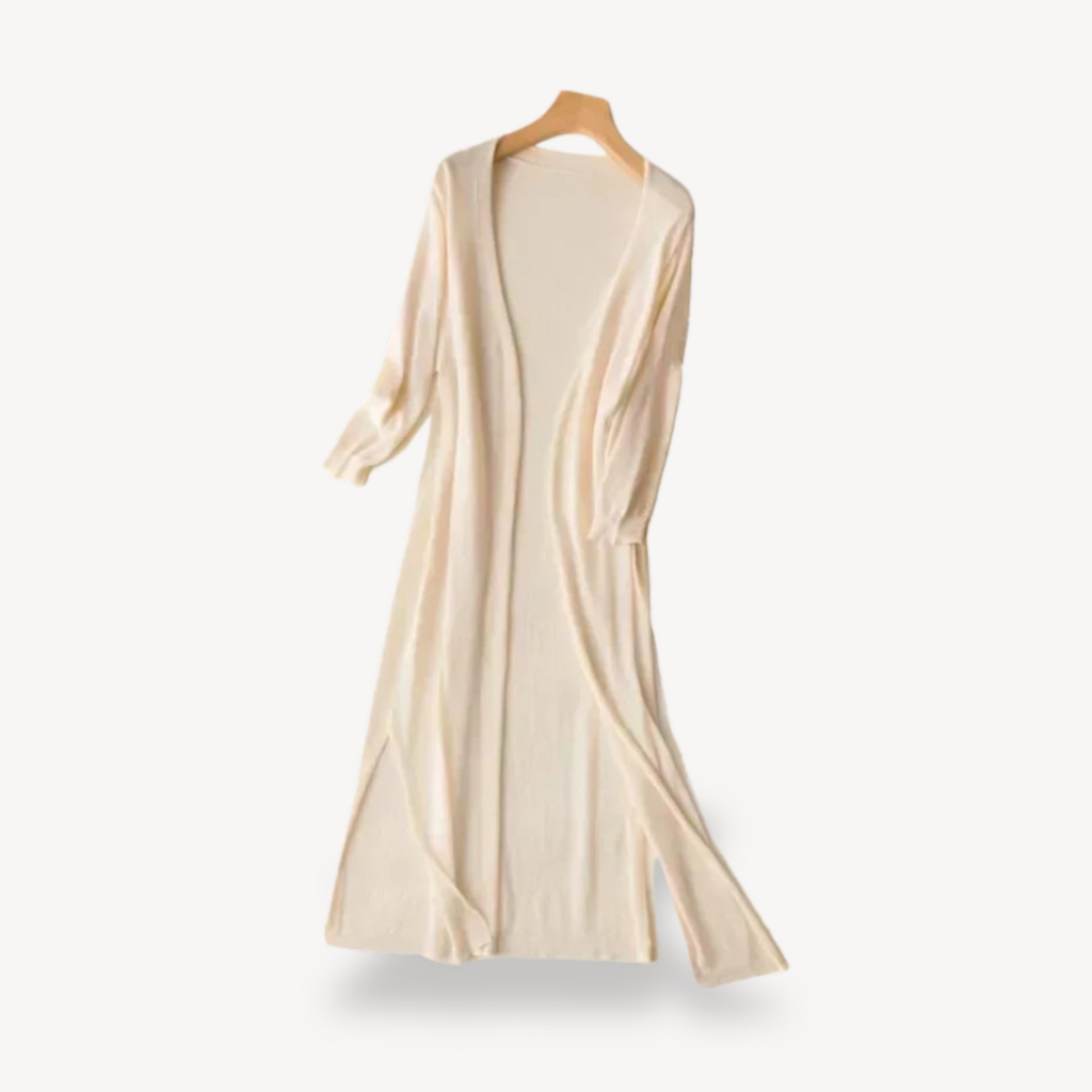 Women's Long Open Cardigan | Relaxed Fit