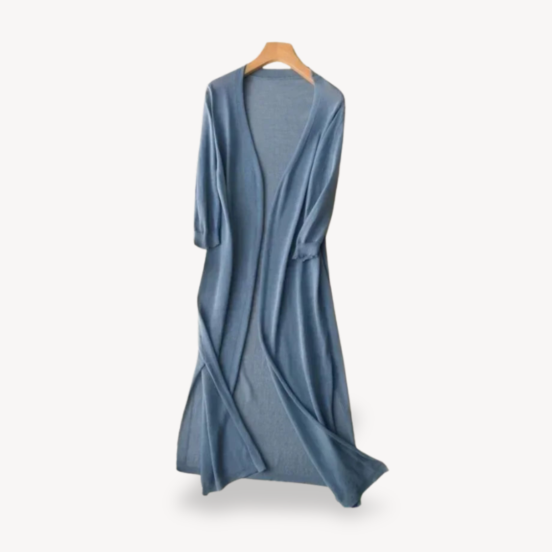 Women's Long Open Cardigan | Relaxed Fit