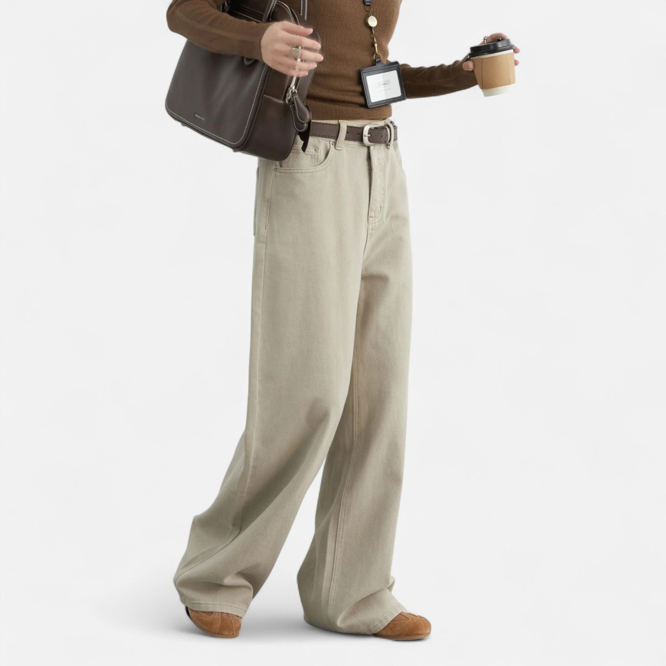 Women’s High-Waist Trousers | Wide Leg