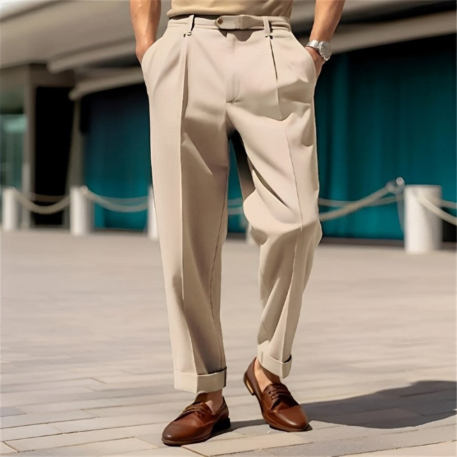 Men's Pleated Trousers | Casual