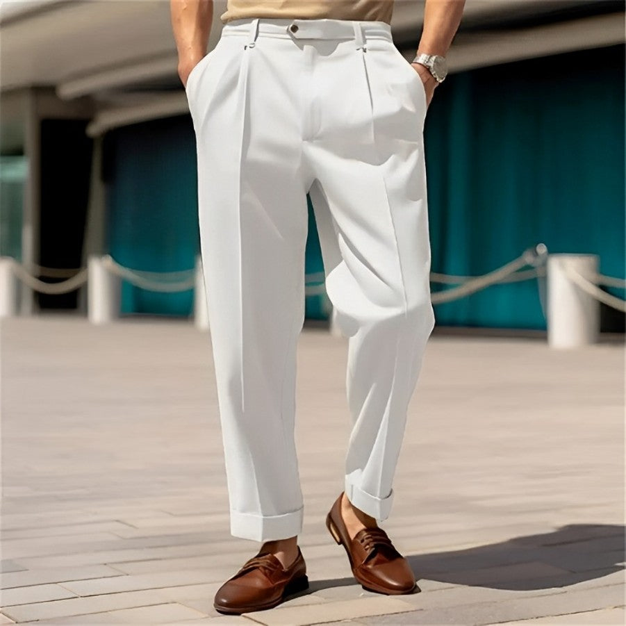Men's Pleated Trousers | Casual