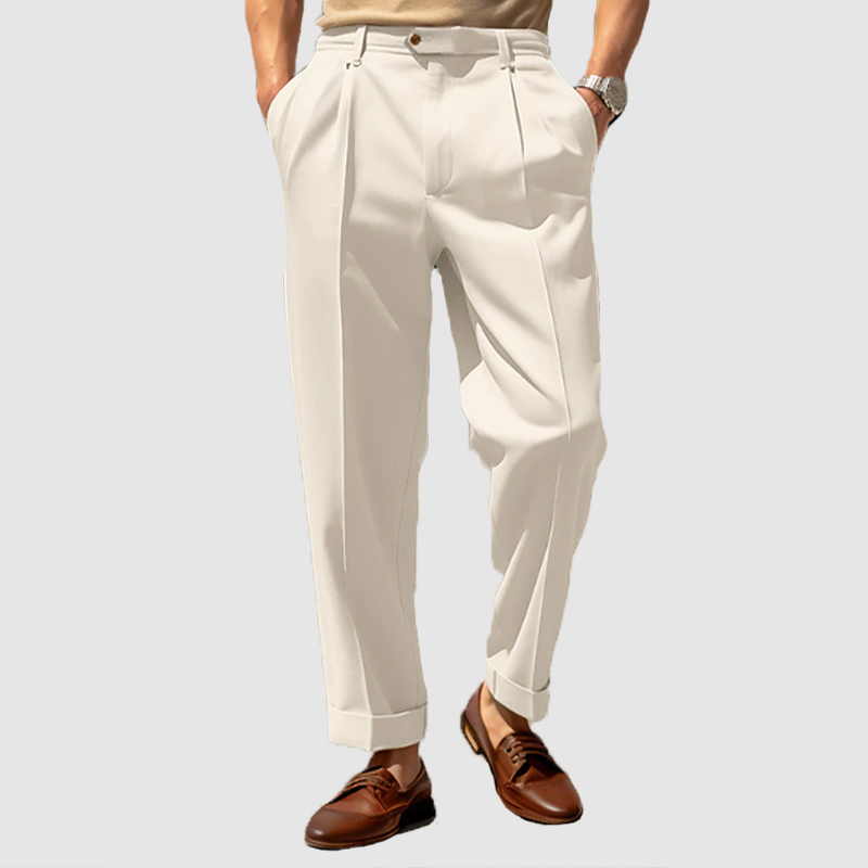 Men's Pleated Trousers | Casual