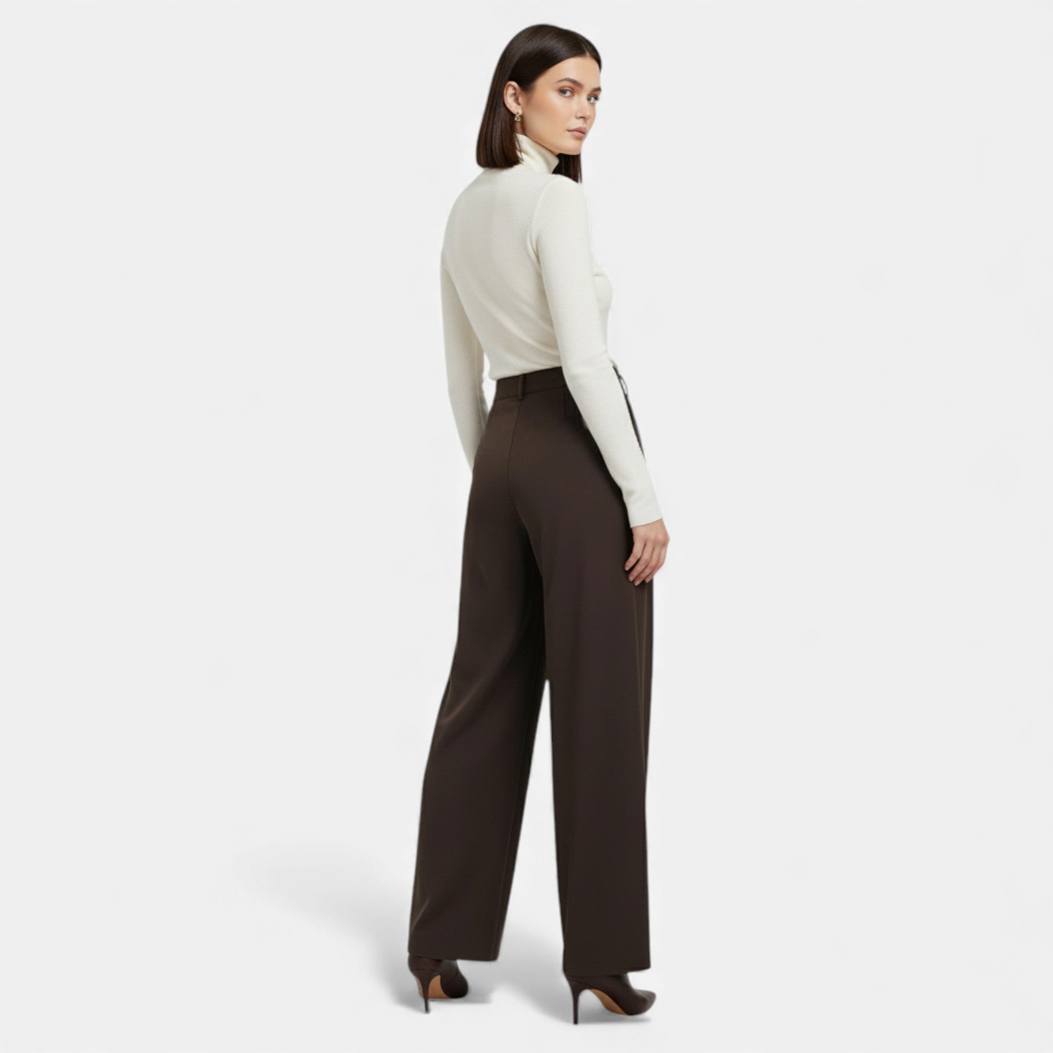 Women’s Pleated Wide-Leg Trousers | Work