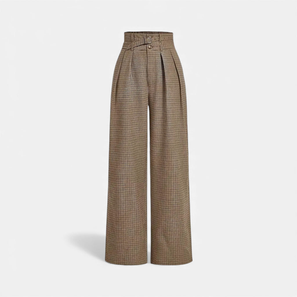 Women’s High-Waist Wide-Leg Trousers | Office