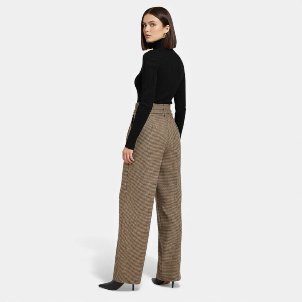Women’s High-Waist Wide-Leg Trousers | Office