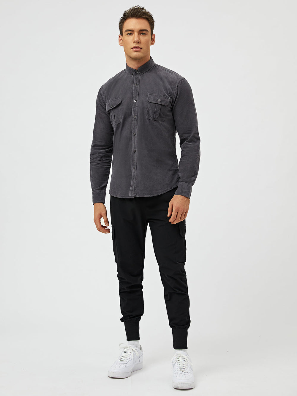Men's Pockets Shirt | Straight Cut Shape