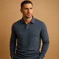 Men's Tight Polo Shirt | Long Sleeve