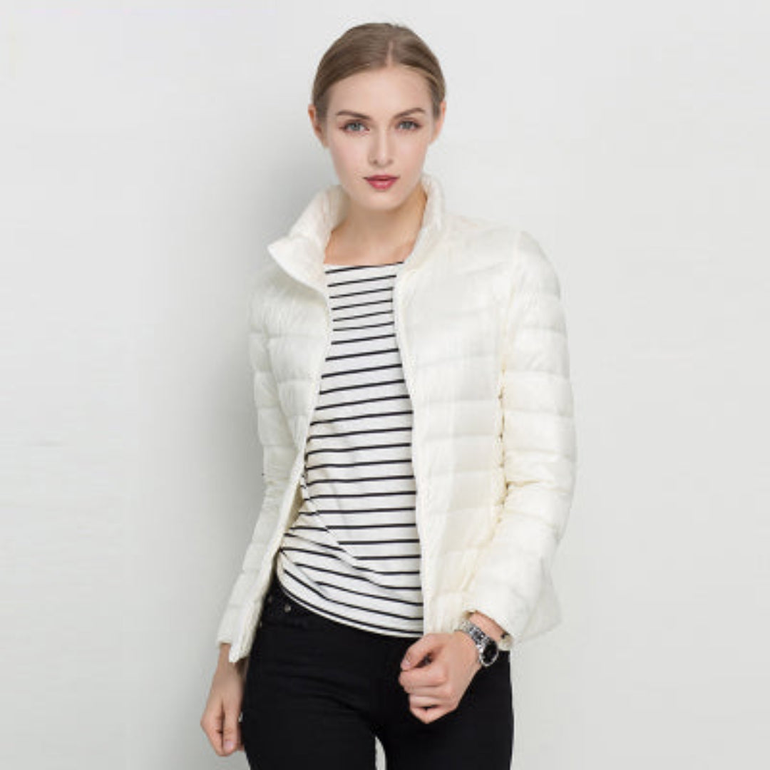 Women's Quilted Puffer Jacket | Slim-Fit