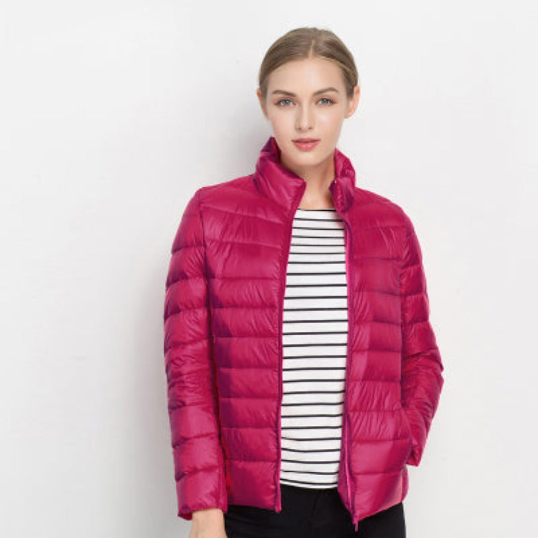 Women's Quilted Puffer Jacket | Slim-Fit