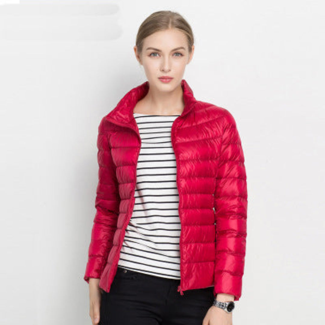 Women's Quilted Puffer Jacket | Slim-Fit