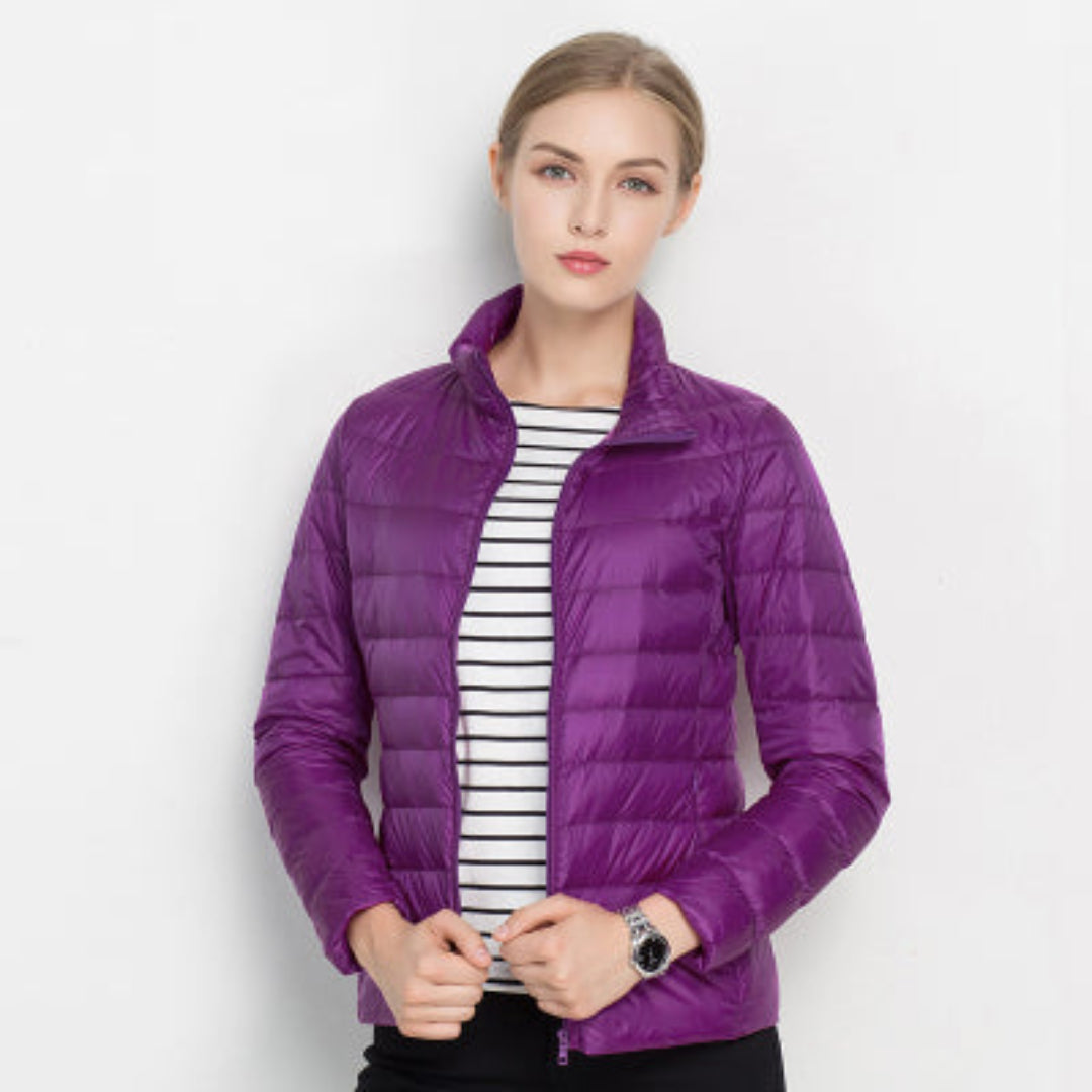 Women's Quilted Puffer Jacket | Slim-Fit