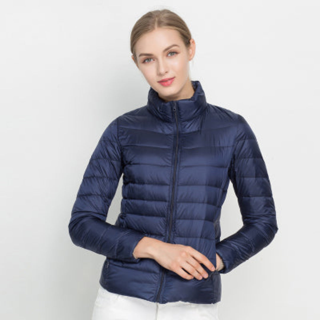 Women's Quilted Puffer Jacket | Slim-Fit