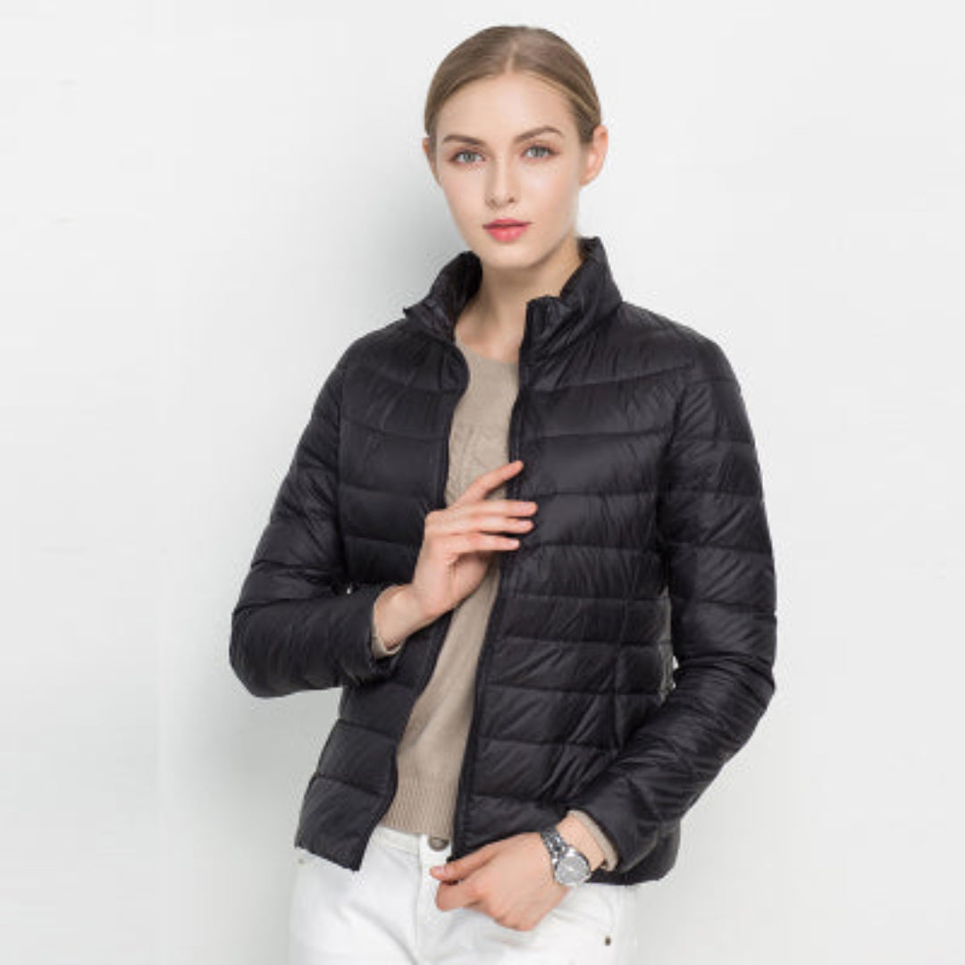 Women's Quilted Puffer Jacket | Slim-Fit