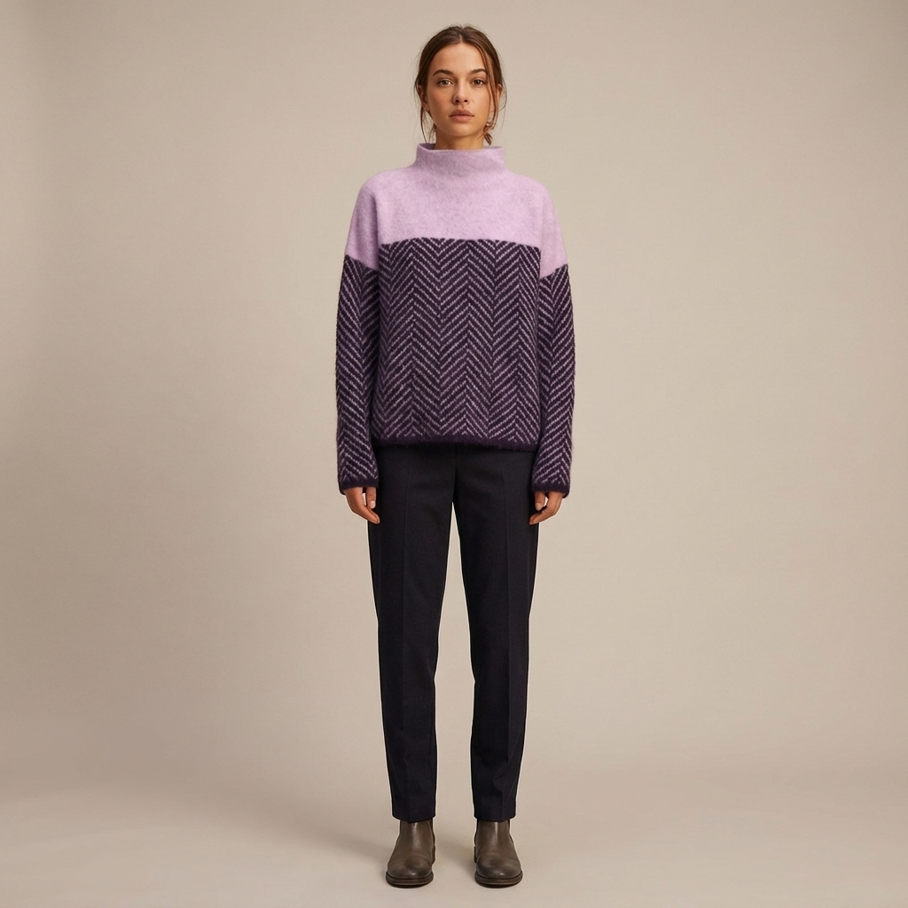 Women's Turtleneck Sweater | Oversize