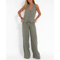 Women's Waistcoat & Wide Leg Trousers | Set
