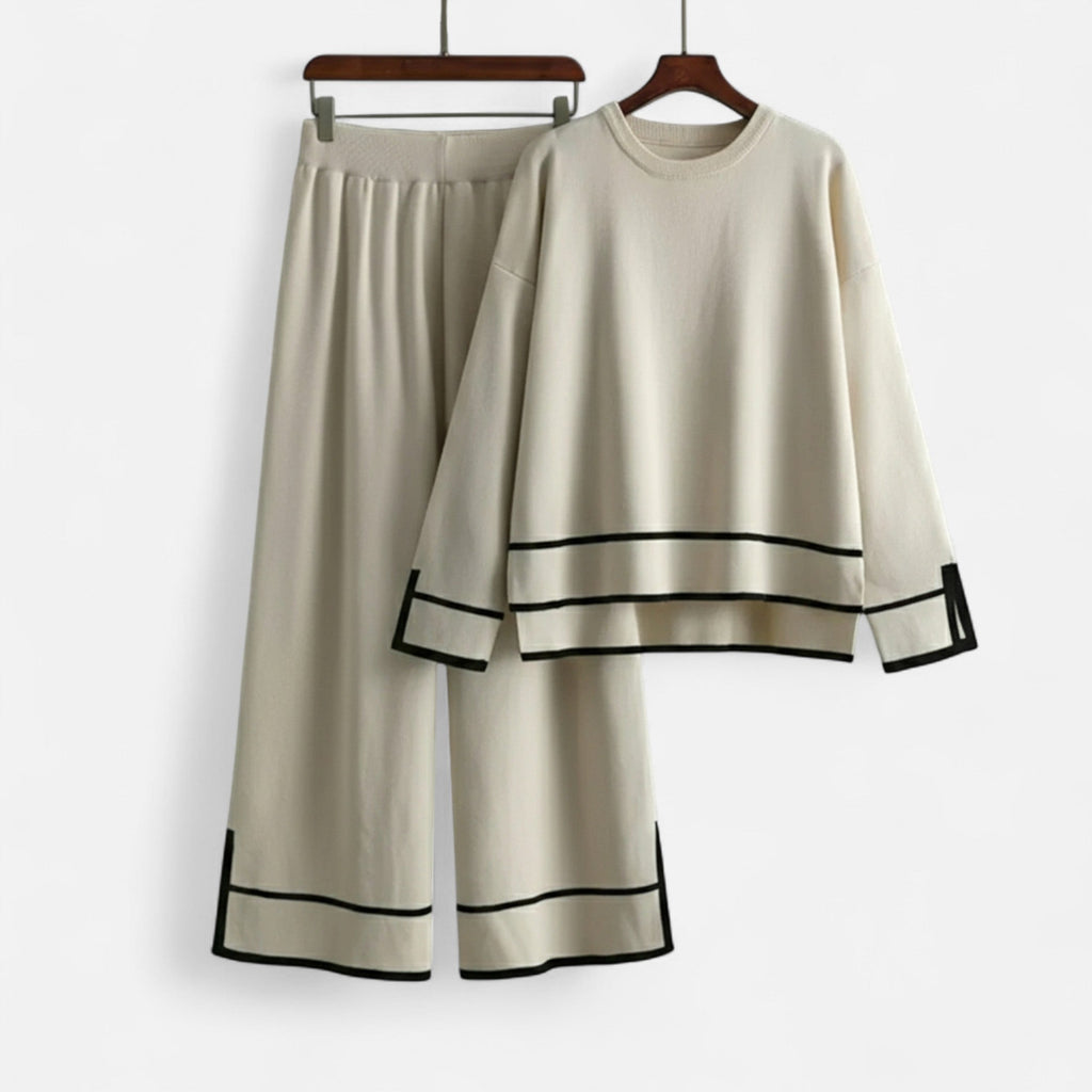 Women’s Knitted Two-Piece Set | Shirt & Pants