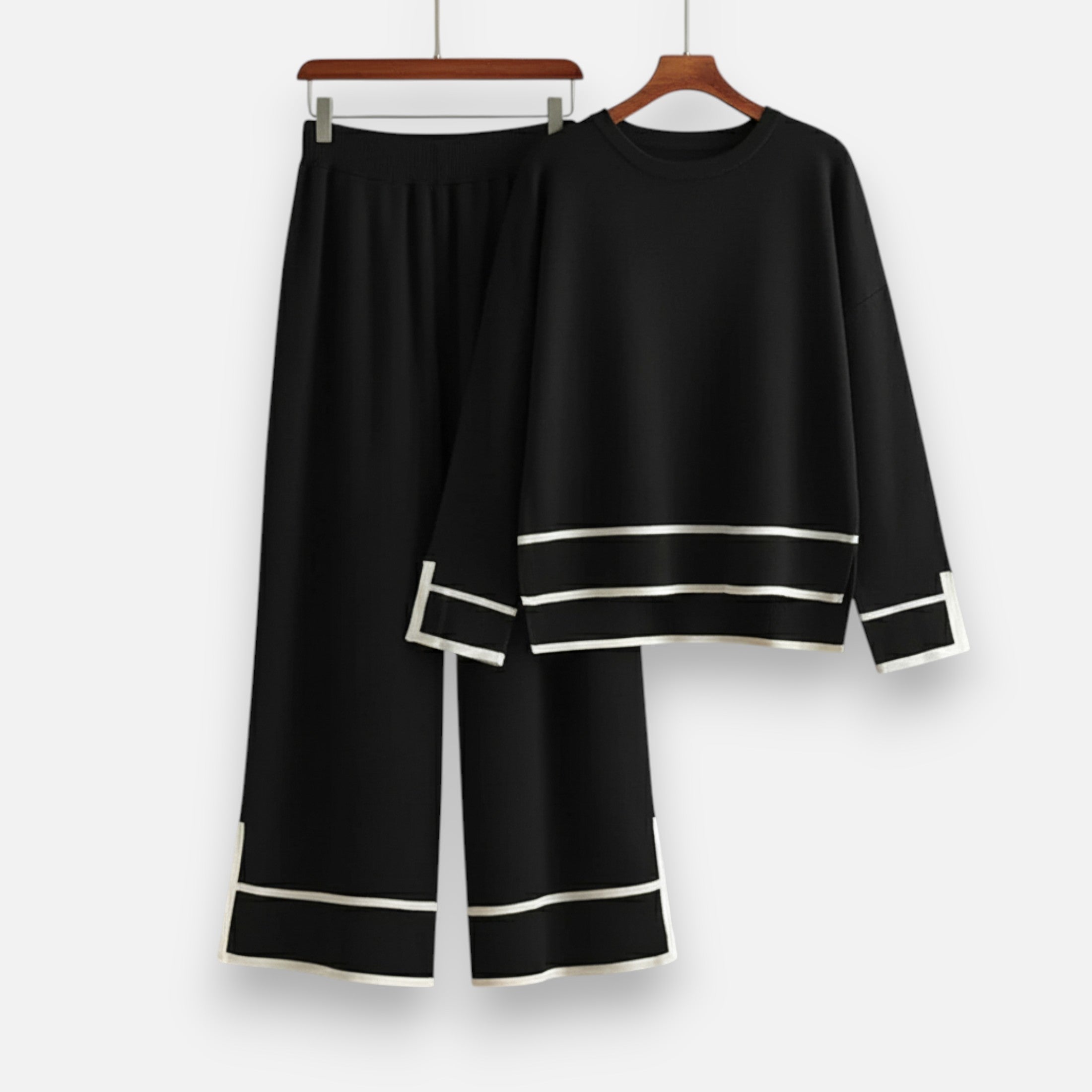 Women’s Knitted Two-Piece Set | Shirt & Pants