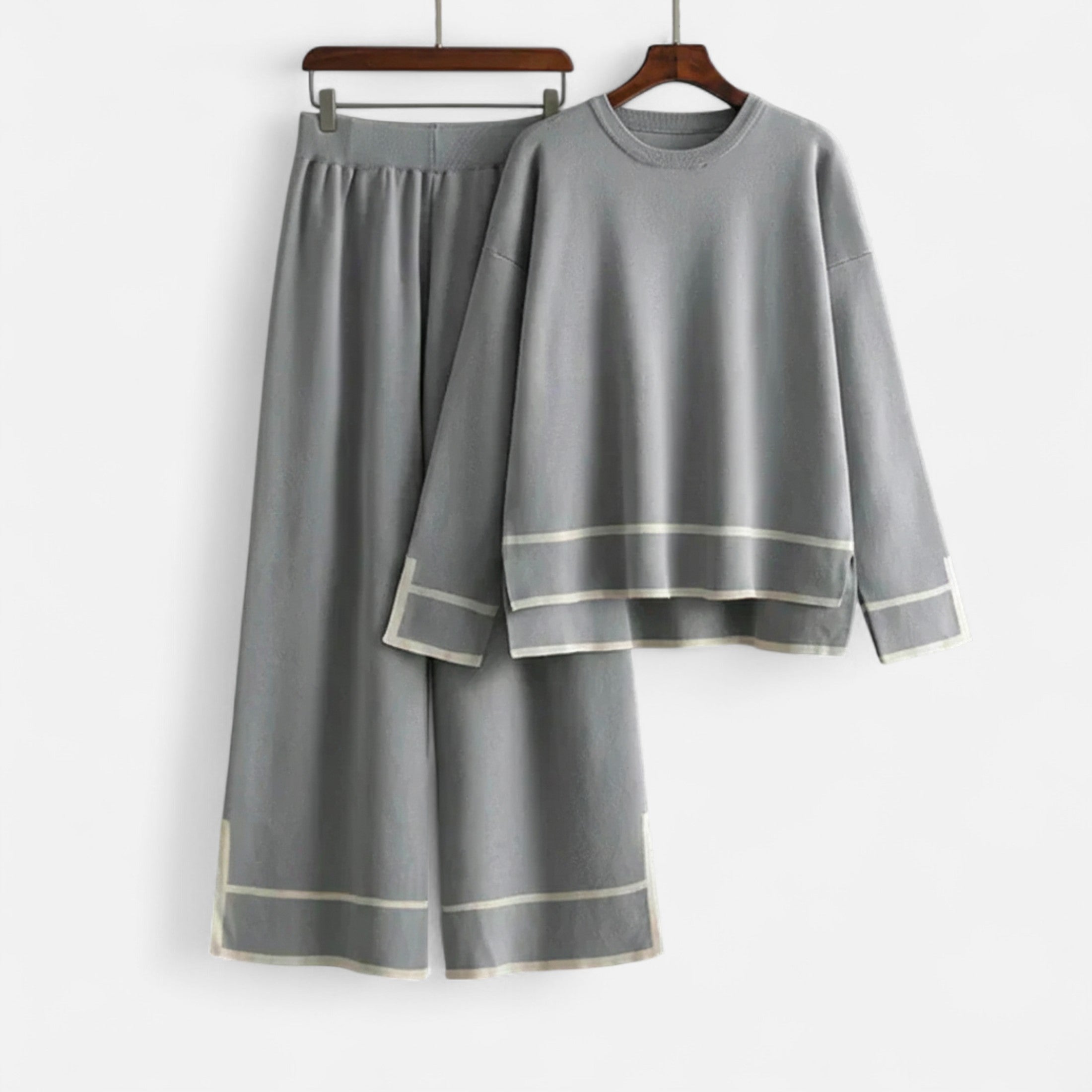 Women’s Knitted Two-Piece Set | Shirt & Pants