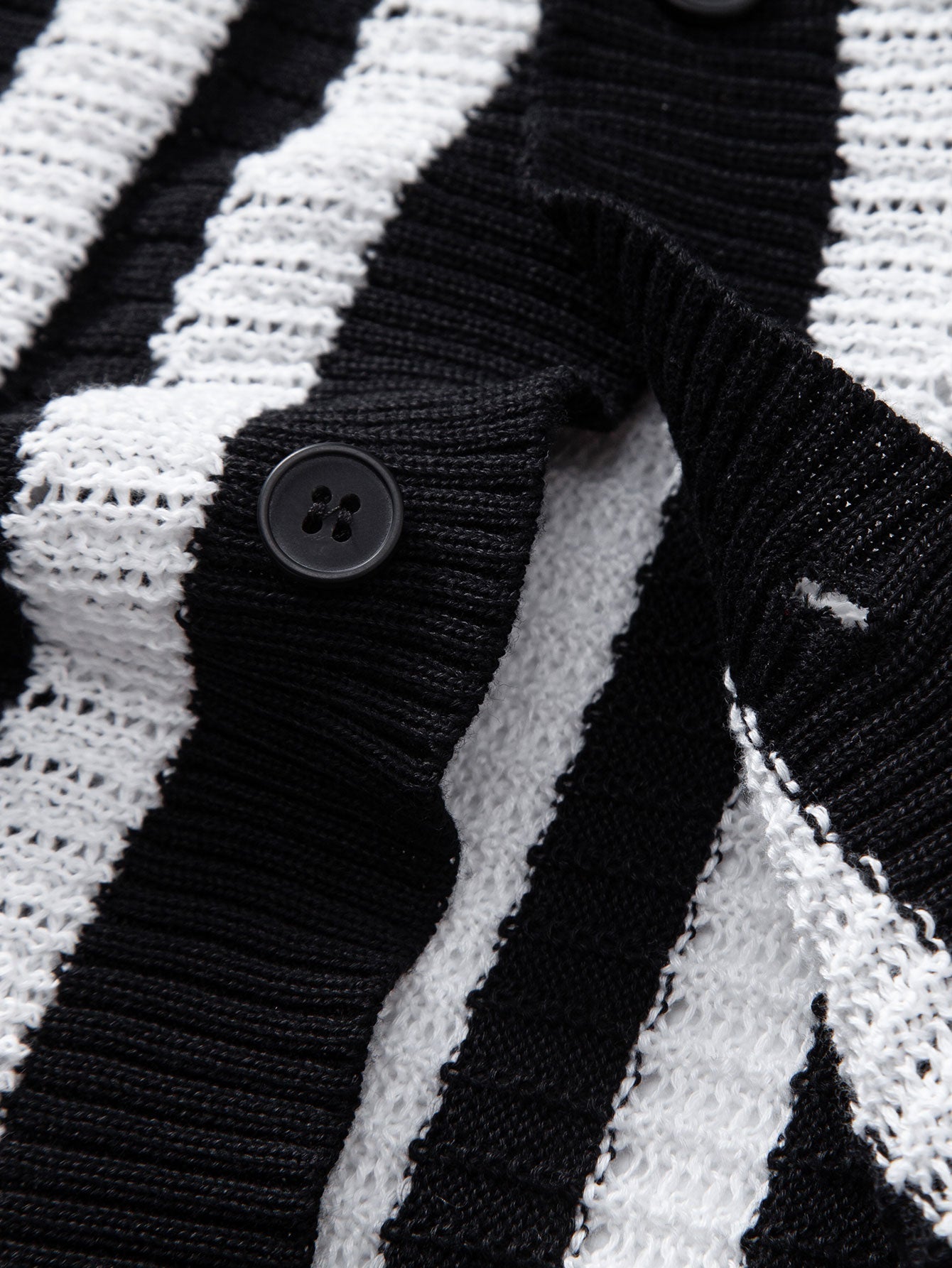 Men's Crochet Striped Shirt & Pants | Set