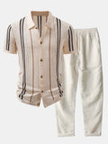 Men's Crochet Shirt & Pants | Set