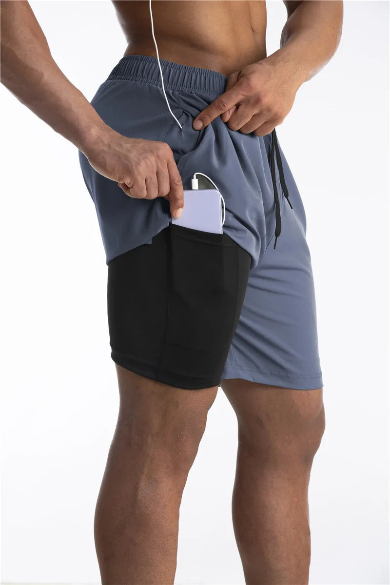 Men's Pockets Gym Shorts | Running