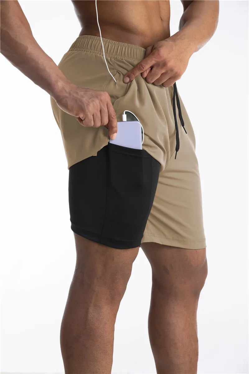 Men's Pockets Gym Shorts | Running
